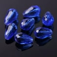 thumbnail image 1 of U8MO Teardrop Faceted Crystal Glass Loose Crafts Beads lot 5x3 7x5 12x8 15x10 18x12mm-107# Blue-7x5mm (50pcs), 1 of 9