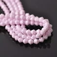 thumbnail image 1 of U8MO Wholesale 1000pcs 4mm Small Bicone Faceted Crystal Glass Loose Spacer Beads lot-511) Coated Light Pink, 1 of 9