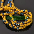 thumbnail image 1 of U8MO Wholesale 4mm 6mm 8mm Round Opaque Glass Loose Beads lot Jewelry Making Findings-48#Jade Yellow & Blue-8mm/25pcs, 1 of 9