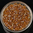 thumbnail image 1 of U8MO Wholesale 500pcs 3x2mm Rondelle Faceted Crystal Glass Loose Spacer Beads lot-7C# Brown Half AB, 1 of 9