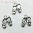 thumbnail image 1 of U8MO Wholesale Antique Silver Jewelry Finding Charms Pendants Carfts DIY 77 Styles-10pcs shoes, 1 of 9