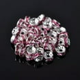 thumbnail image 1 of U8MO Wholesale Czech Crystal Rhinestone Rondelle Loose Spacer Beads 4/5/6/8/10/12mm-#8 Rose Red-5mm (100pcs), 1 of 9