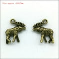 thumbnail image 1 of U8MO Wholesale Lot Antique Silver Charms Pendants Jewelry Findings Carfts DIY-31# 8pcs Bronze elk, 1 of 9