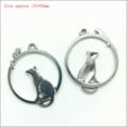 thumbnail image 1 of U8MO Wholesale Lot Antique Silver Charms Pendants Jewelry Findings Carfts DIY-59# 6pcs cat mouse, 1 of 9