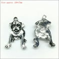 thumbnail image 1 of U8MO Wholesale Lot Antique Silver Charms Pendants Jewelry Findings Carfts DIY-80# 4pcs dog, 1 of 9