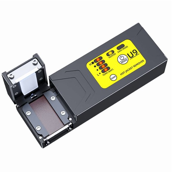 U9 Fiber Thermal Stripper Efficient Heated Wire Stripping Tool for Ribbon Fiber Includes Lithium Battery Fusion Tool(US)
