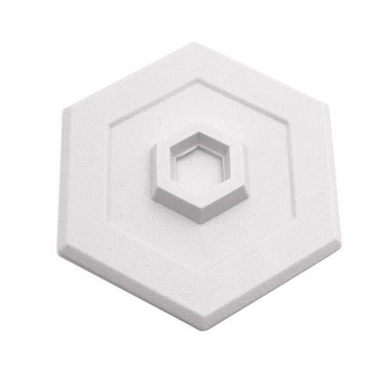 U9275 5 in. Hexagon Door Knob Wall Shield
