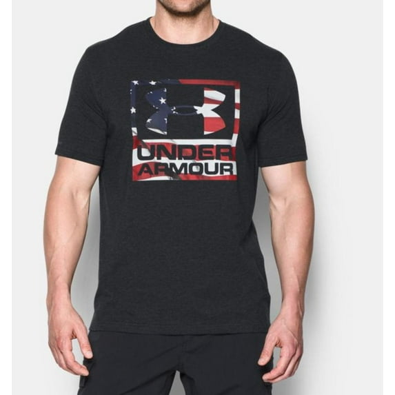 UA BFL Tee, Color True Gray Heather/Black