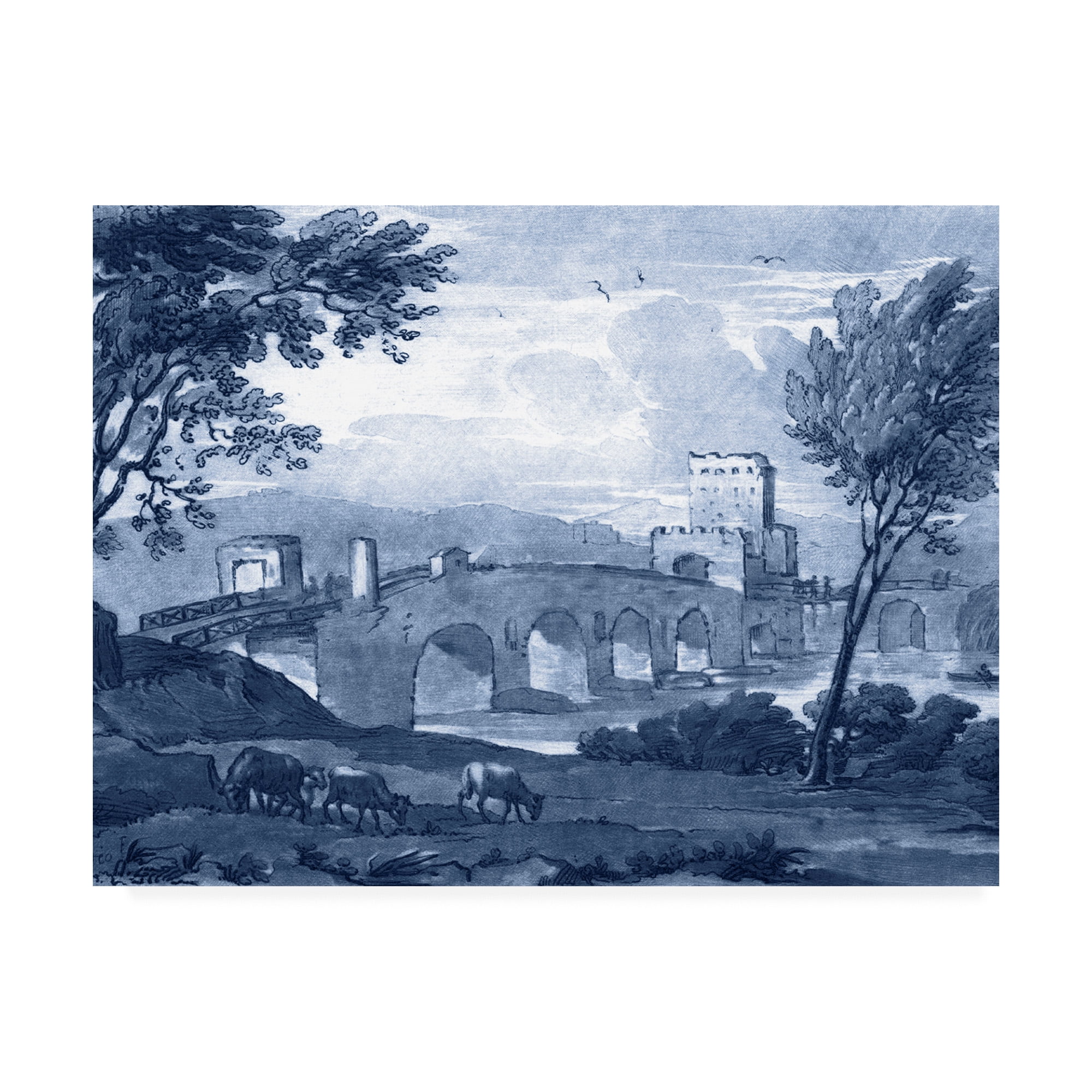 UA CH Pastoral Toile III' Canvas Art by Claude Lorrain