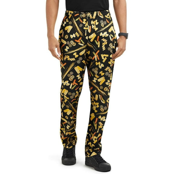 UA CHEF Men's Pasta Print Chef Pant (2X)