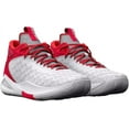 thumbnail image 1 of UA HOVR HAVOC 5 CLONE BASKETBALL SHOES 3024979-100 WHITE/RED M4 W5.5, 1 of 6
