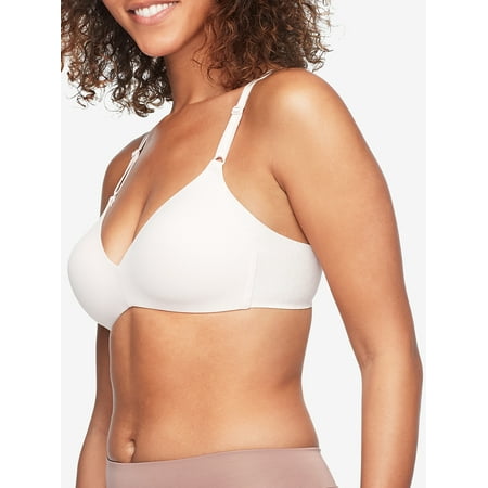 Warners Blissful Benefits Women's Underarm-Smoothing Comfort Wireless Lightly Lined T-Shirt Bra, 34B-40C
