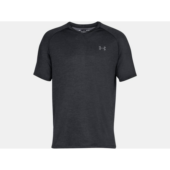 Under Armour Mens Tech 2.0 V-Neck Short-Sleeve T-Shirt , Black 001/Graphite , 3X-Large