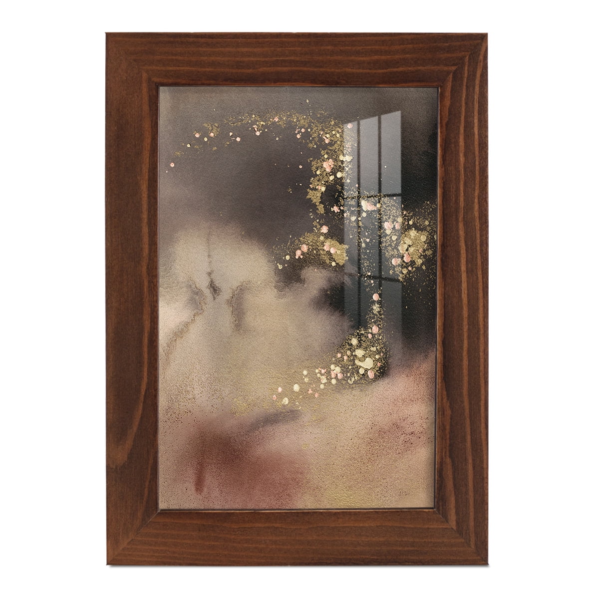 UA UK Mountain Seasons II - Framed Print w/glass - Chestnut