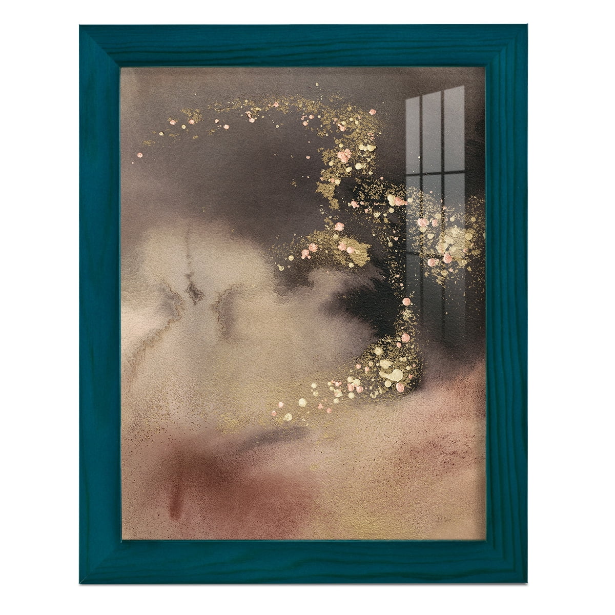 UA UK Mountain Seasons II - Framed Print w/glass - Ocean Blue