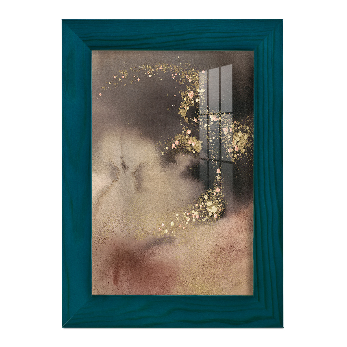 UA UK Mountain Seasons II - Framed Print w/glass - Ocean Blue