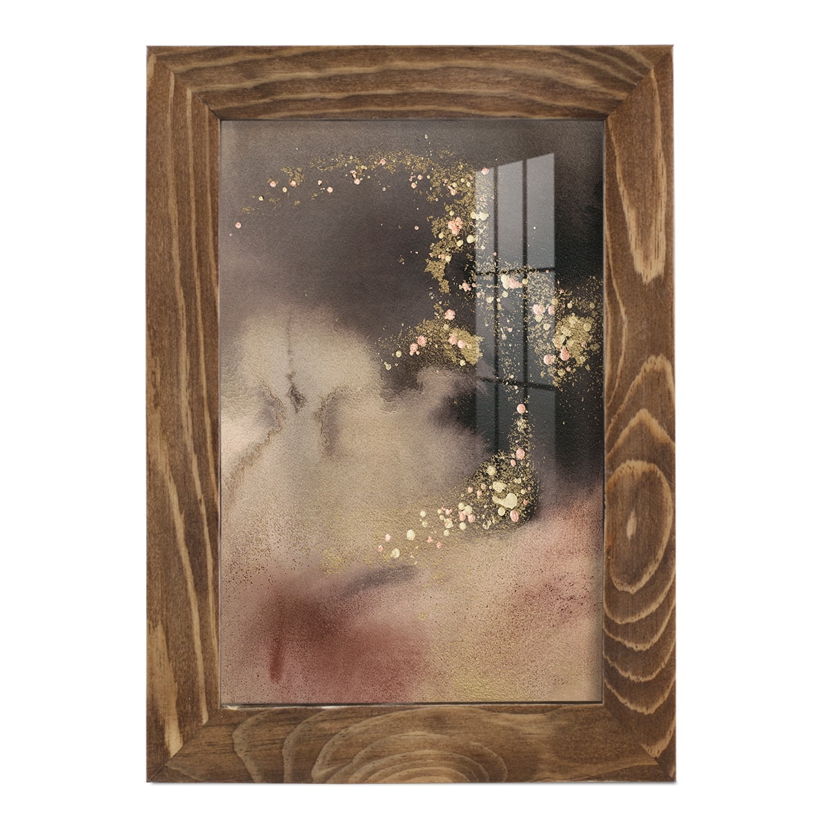 UA UK Mountain Seasons II - Framed Print w/glass - Walnut