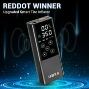 UABRLA Portable Air Compressor Tire Inflator Tire Pump Car Tire Inflator with Digital Pressure Gauge, Fast Inflation, Auto Tire Pump for Car Tires, Motorcycles, Bikes or Balls