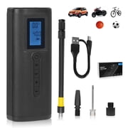 UABRLA Tire Inflator,Tire Pump Car Tire Inflator with Digital Pressure Gauge, Fast Inflation, Auto Tire Pump for Car Tires, Motorcycles, Bikes or Balls