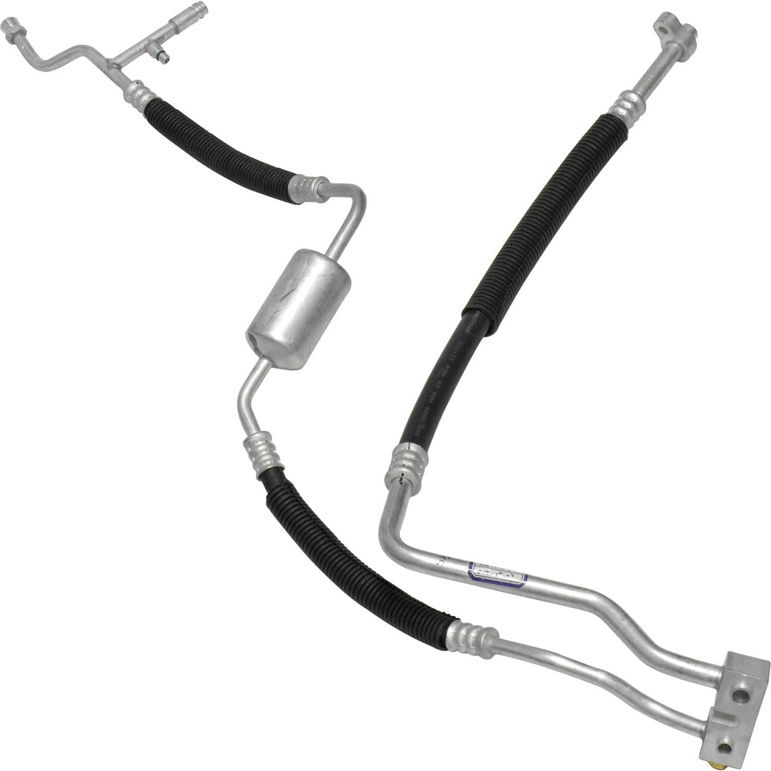 UAC HA 10409C A/C Manifold Hose Assembly, Silver
