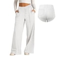 thumbnail image 1 of UACY Baggy Sweatpants for Girls Trendy Oversized Wide Leg Loose Sweat Pants Elastic High Waist Drawstring Athletic Joggers ﻿, 1 of 6