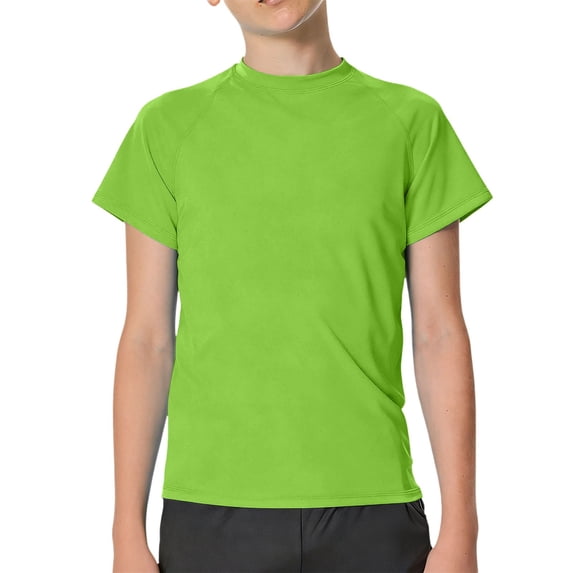 UACY Boys Compression Shirt Short Sleeve Youth Athletic Football Baseball Undershirts Kids Sports Base Layer