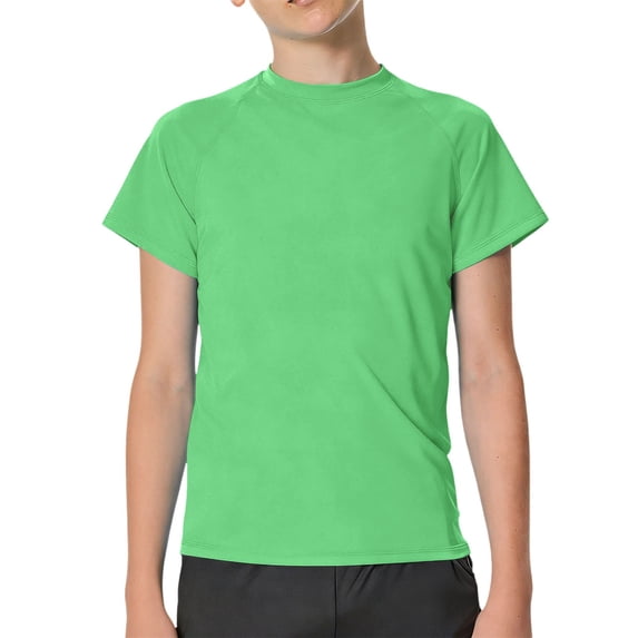 UACY Boys Compression Shirt Short Sleeve Youth Athletic Football Baseball Undershirts Kids Sports Base Layer