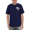 thumbnail image 1 of UACY Boys Cotton Graphic Tees Palm Tree Print Short Sleeve Crewneck Summer Trendy T-Shirts Clothes Casual School Daily Wear, 1 of 3