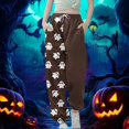 thumbnail image 1 of UACY Boys Girls Ghost Print Joggers Sweatpants Kids Halloween Graphic Sweat Pants Baggy Cuffed with Pockets Drawstring Casual Lounge (Coffee, 7-8 Years), 1 of 4