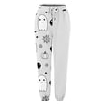 thumbnail image 1 of UACY Boys Girls Ghost Print Joggers Sweatpants Kids Halloween Graphic Sweat Pants Baggy Cuffed with Pockets Drawstring Casual Lounge (Grey, 7-8 Years), 1 of 4