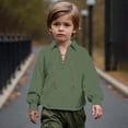 thumbnail image 1 of UACY Boys Medieval Pirate Shirt, Kids Pirate Top, Ruffled Long Sleeve Renaissance Tops for Halloween Party Cosplay, 1 of 8