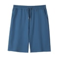 thumbnail image 1 of UACY Boys Shorts Cotton Blend Drawstring High Waisted Lounge Sweat Shorts with Pockets for Summer Casual, 1 of 5