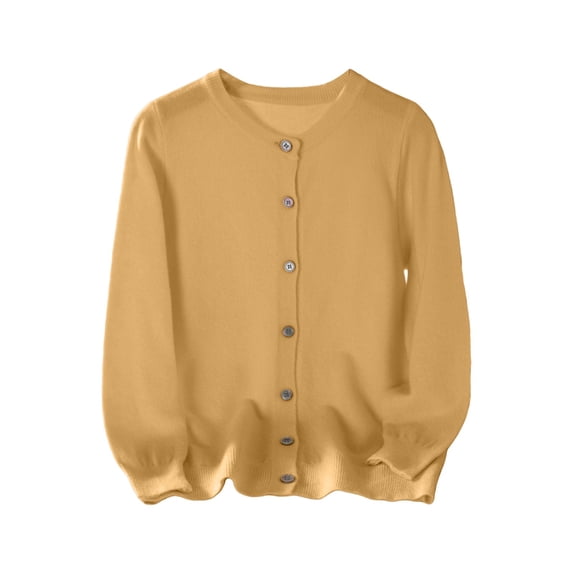 UACY Girls Cardigan Sweater School Uniforms Toddler Long Sleeve Button Knit Solid Sweaters Tops