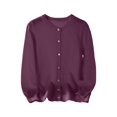 thumbnail image 1 of UACY Girls Cardigan Sweater School Uniforms Toddler Long Sleeve Button Knit Solid Sweaters Tops, 1 of 5