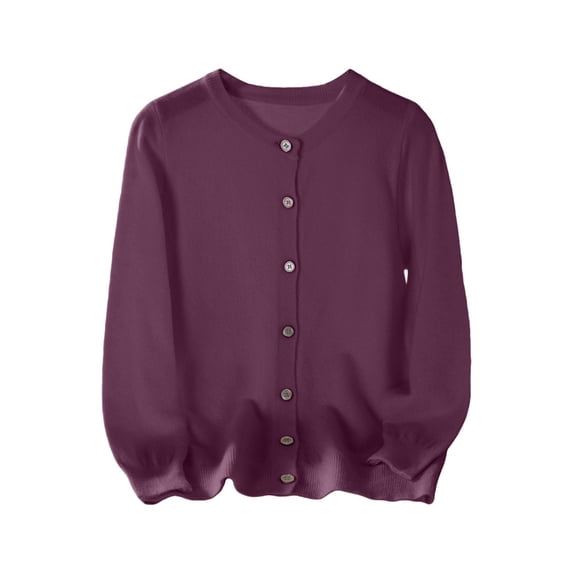 UACY Girls Cardigan Sweater School Uniforms Toddler Long Sleeve Button Knit Solid Sweaters Tops