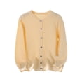 thumbnail image 1 of UACY Girls Cardigan Sweater School Uniforms Toddler Long Sleeve Button Knit Solid Sweaters Tops, 1 of 4