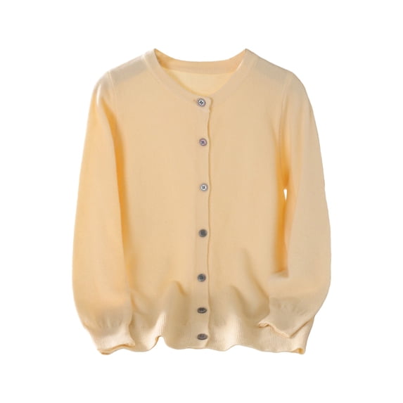 UACY Girls Cardigan Sweater School Uniforms Toddler Long Sleeve Button Knit Solid Sweaters Tops