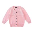 thumbnail image 1 of UACY Girls Knit Cardigan Casual Long Sleeve V Neck Button Up Sweater Kids Open Front Cute Cotton Jacket, 1 of 7