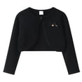 thumbnail image 1 of UACY Girls Long Sleeve Bolero Cardigan, Soft Knit Shrug Sweater with Button Front, Perfect for Kids and Toddlers, 1 of 4