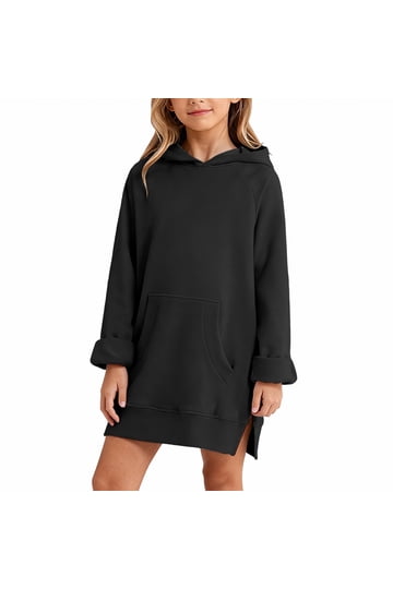 oversized hoodie dress black Hoodie Dress Black  Destination Haway