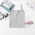 thumbnail image 1 of UACY Girls Spaghetti Strap Vest Toddler Kids Cotton Camisole Dance Tank Tops Lightweight Soft Basic Solid Undershirts ﻿ (Grey, 9-10 Years), 1 of 9