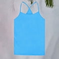 thumbnail image 1 of UACY Girls Summer Tank Tops Sleeveless Spaghetti Strap Racerback Camisole Kids Cotton Lightweight Beach Vacation Blouses (Blue, 13-14 Years), 1 of 9