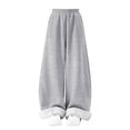 thumbnail image 1 of UACY Girls Wide Leg Sweatpants Kids Baggy Sweat Pants for Teen Girls Loose Fit Straight Leg Joggers with Pockets Elastic Cuffed (Grey, 5-6 Years), 1 of 7