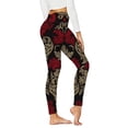 thumbnail image 1 of UACY Hallo-ween Print Colle/ction High Fashionable Waist Women Leggings Compression Stretch Fit Pants for Yoga Running Daily Fitness(Wine,L), 1 of 3