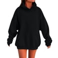 thumbnail image 1 of UACY Kids Cotton Hoodies Soft Warm Fleece Pullover Hoodie with Pockets Long Sleeve Cute Boys Girls Sweatshirts Clothes (Black, 14-15 Years), 1 of 7