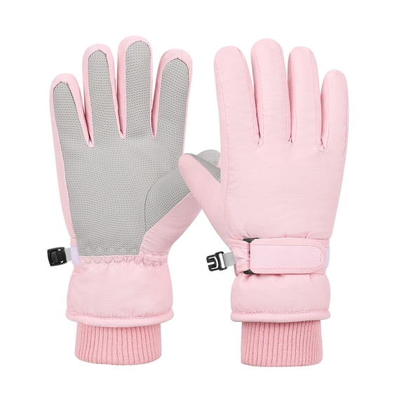 UACY Kids Fleece Gloves Thermal Winter Toddler Snow Waterproof Gloves Kids Mittens for Boys Girls Ski Glove Warm