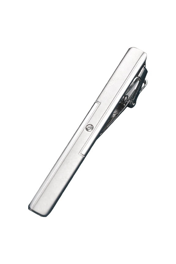 UACY Men's Tie Clip Stainless Steel Metal Simple Necktie Tie Bar Clasp Clip Clamp Pins Sliver Color For Men Business&Party Wedding Best Gift