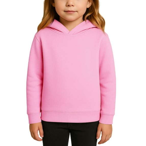 UACY Oversized Hoodies for Girls Fall Fashion Versatile Plain Hooded Sweatshirt Casual Comfy Long Sleeve Pullover (Pink, 11-12 Years)