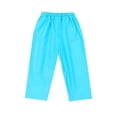 thumbnail image 1 of UACY Rain Pants for Boy Girl Thick Waterproof Pants Kids Toddler Fishing Pants Loose Reflective Lightweight Rain Pants Kids ﻿ (Blue, 5-6 Years), 1 of 3
