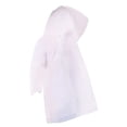 thumbnail image 1 of UACY Rain Ponchos for Kids, Reusable Raincoats for Boys Girls with Hood and Sleeves, Waterproof Rain Jackets (White, 4-14 Years), 1 of 9